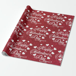 Elegant Glitter Red Glon Alla hjärtans dag Presentpapper