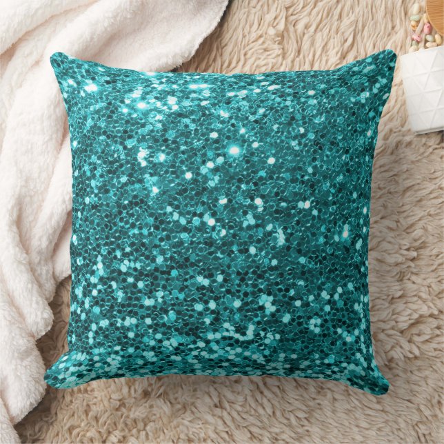 Elegant Glitter Textur design Kudde (Filt)