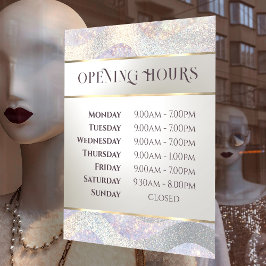 Elegant glitter vattenfärg vinkara öppningstimmar