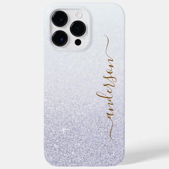 Elegant glittermonogrammerat namn (Baksida)