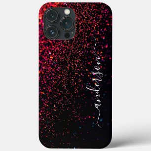 Elegant glittermonogrammerat namn