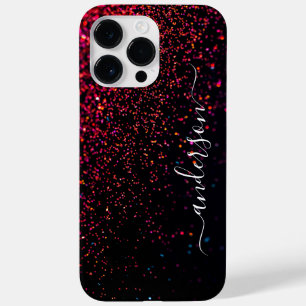 Elegant glittermonogrammerat namn