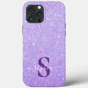 Elegant glittermonogrammerat namn