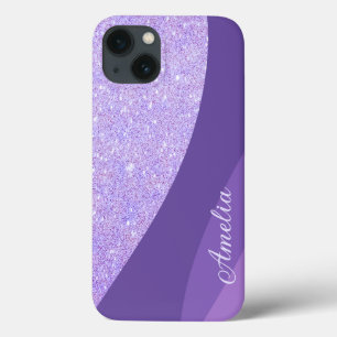 Elegant glittermonogrammerat namn