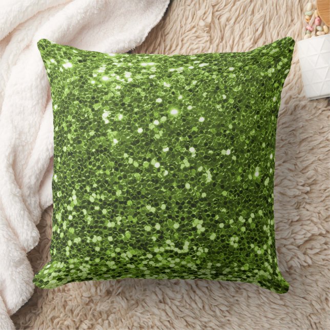 Elegant glittertexturdesign kudde (Filt)