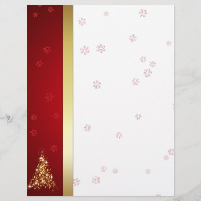 Elegant Glowing God jul Träd (Framsida)