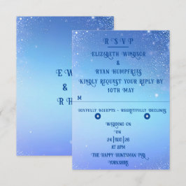 Elegant Gnistra Bröllop OSA Kort