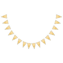 Elegant Gnistra Guld Glitter Vimplar