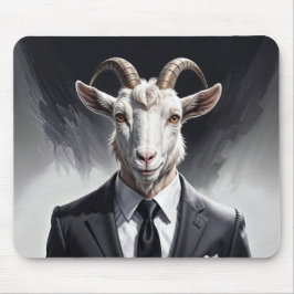 Elegant goat gentleman in formal portrait scene musmatta