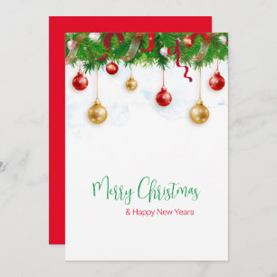 Elegant God andedräkt med Ornament Inbjudningar