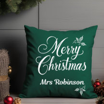 Elegant God jul Anpassat namn Holly Berries