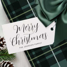 Elegant God Jul Anpassat Namn Minimalistisk