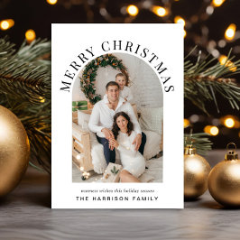 Elegant God jul Arch Photo Julkort