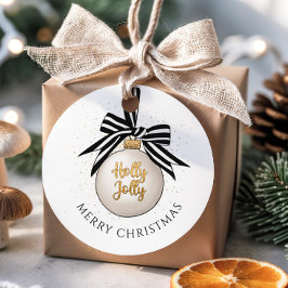 Elegant God jul Bauble Gåvor Etiketter