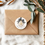 Elegant God jul Bauble Runt Klistermärke<br><div class="desc">Elegant God jul Bauble Classic Round Sticker.</div>