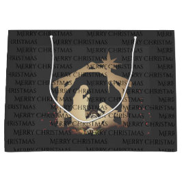 Elegant God jul Black Guld Nativitet