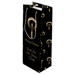 Elegant God jul Candle Black and Guld look