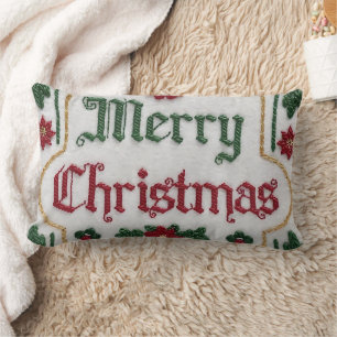 Elegant God jul Dekorativ kudde Cover Festive