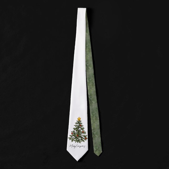 Elegant God jul | Dusty Mauve Rosa Träd Slips (Skapare uppladdad)