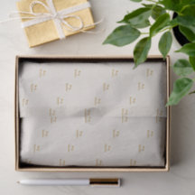 Elegant God Jul Guld Script Tissuepapper