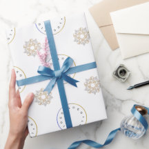 Elegant God Jul Guld & Silver Stjärna & Logo