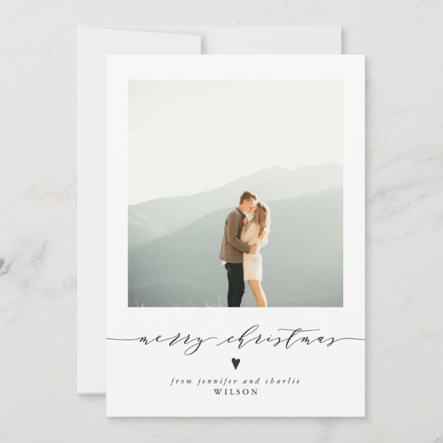 Elegant God jul Helgdag Card Julkort (Framsida)