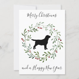 Elegant God jul Hund Julfest Inbjudningar