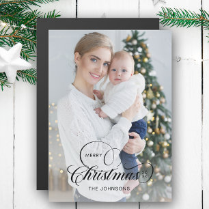 Elegant God jul Kalligrafi 1-Foto