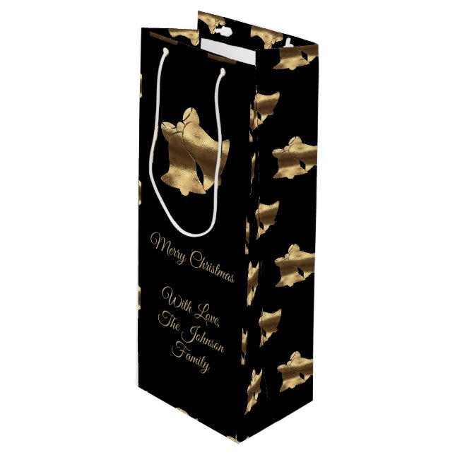 Elegant God jul Klockor Black and Guld look (Framsidan Vinklad)