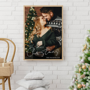 Elegant God jul par Photo Keepsak Poster