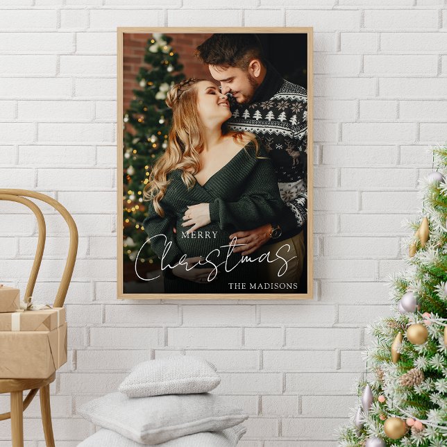 Elegant God jul par Photo Keepsak Poster (Skapare uppladdad)
