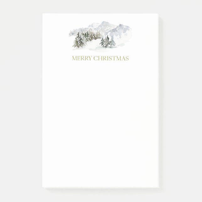 Elegant God Jul Post-it Block (Framsida)