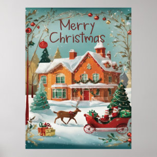 Elegant God jul Poster