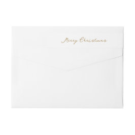 Elegant God jul Returadress Etikettband