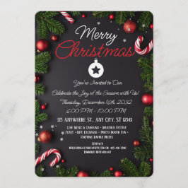 Elegant God Jul Semester Hälsningskort Inbjudningar