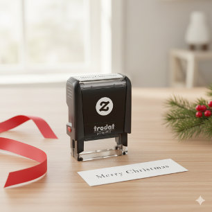 Elegant God Jul Självfärgande Stämpel för Holi