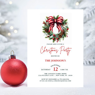 Elegant God Jul WandeHouse Corporate Party Inbjudningar