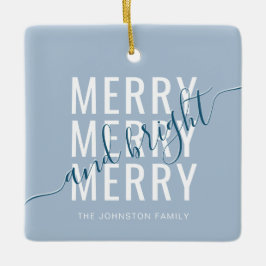 Elegant, god och god jul julgransprydnad keramik