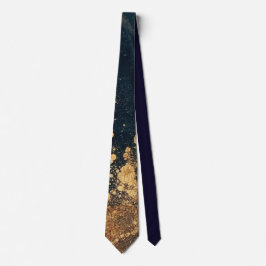 Elegant Gold Accent Tie / Elegante Krawatte Slips