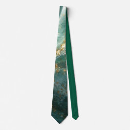 Elegant Gold Accent Tie / Elegante Krawatte Slips