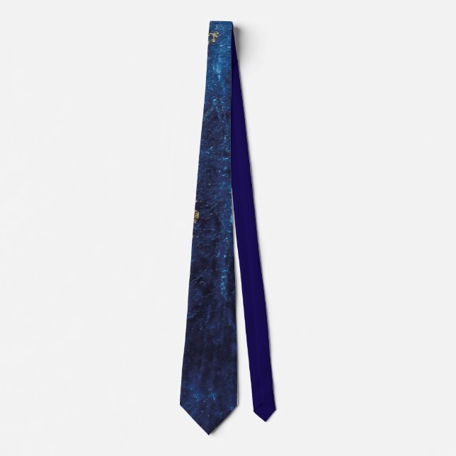 Elegant Gold Accent Tie / Elegante Krawatte Slips (Framsida)