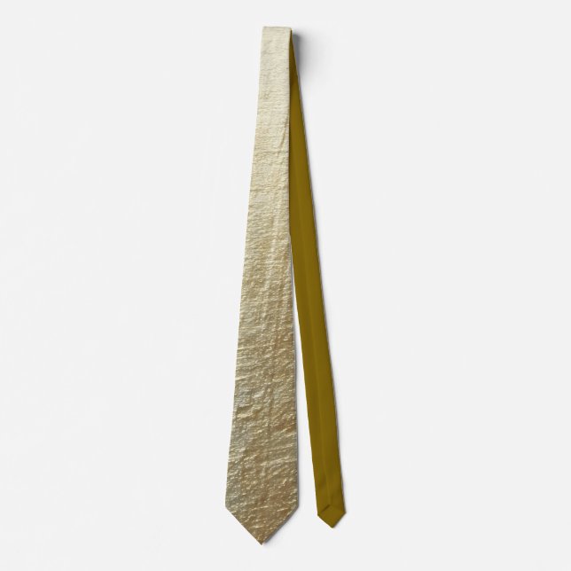 Elegant Gold Accent Tie / Elegante Krawatte Slips (Framsida)
