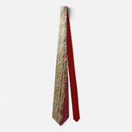 Elegant Gold Accent Tie / Elegante Krawatte Slips