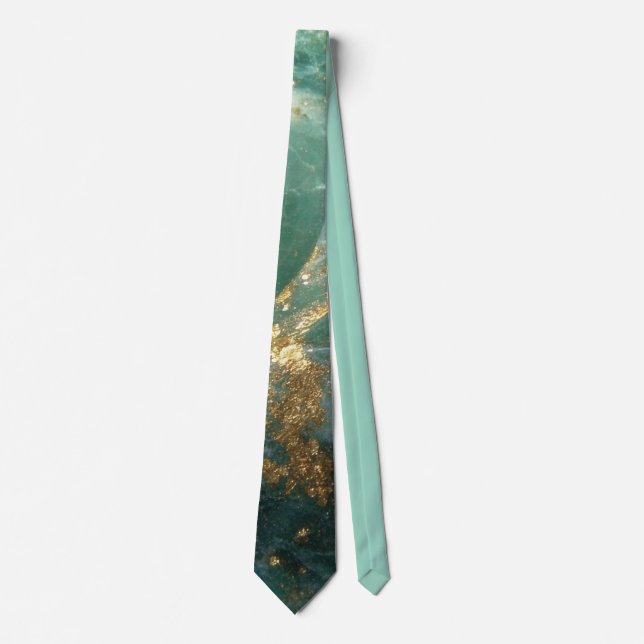 Elegant Gold Accent Tie / Elegante Krawatte Slips (Framsida)