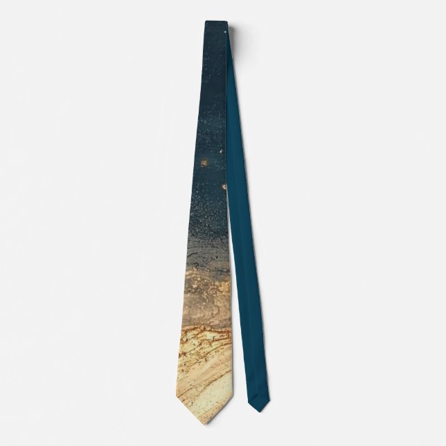 Elegant Gold Accent Tie / Elegante Krawatte Slips (Framsida)