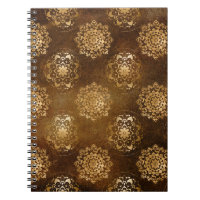 Elegant Gold Foil och Black Indian Mandala