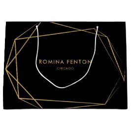 Elegant Gold Foil Ramar Modern Professionell