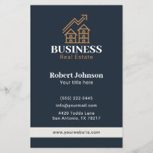 Elegant Gold Property Logo Fastigheter
