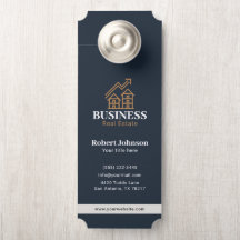 Elegant Gold Property Logo Fastighetsmäklare