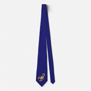 Elegant Golden - Blue Scorpio Zodiac Slips